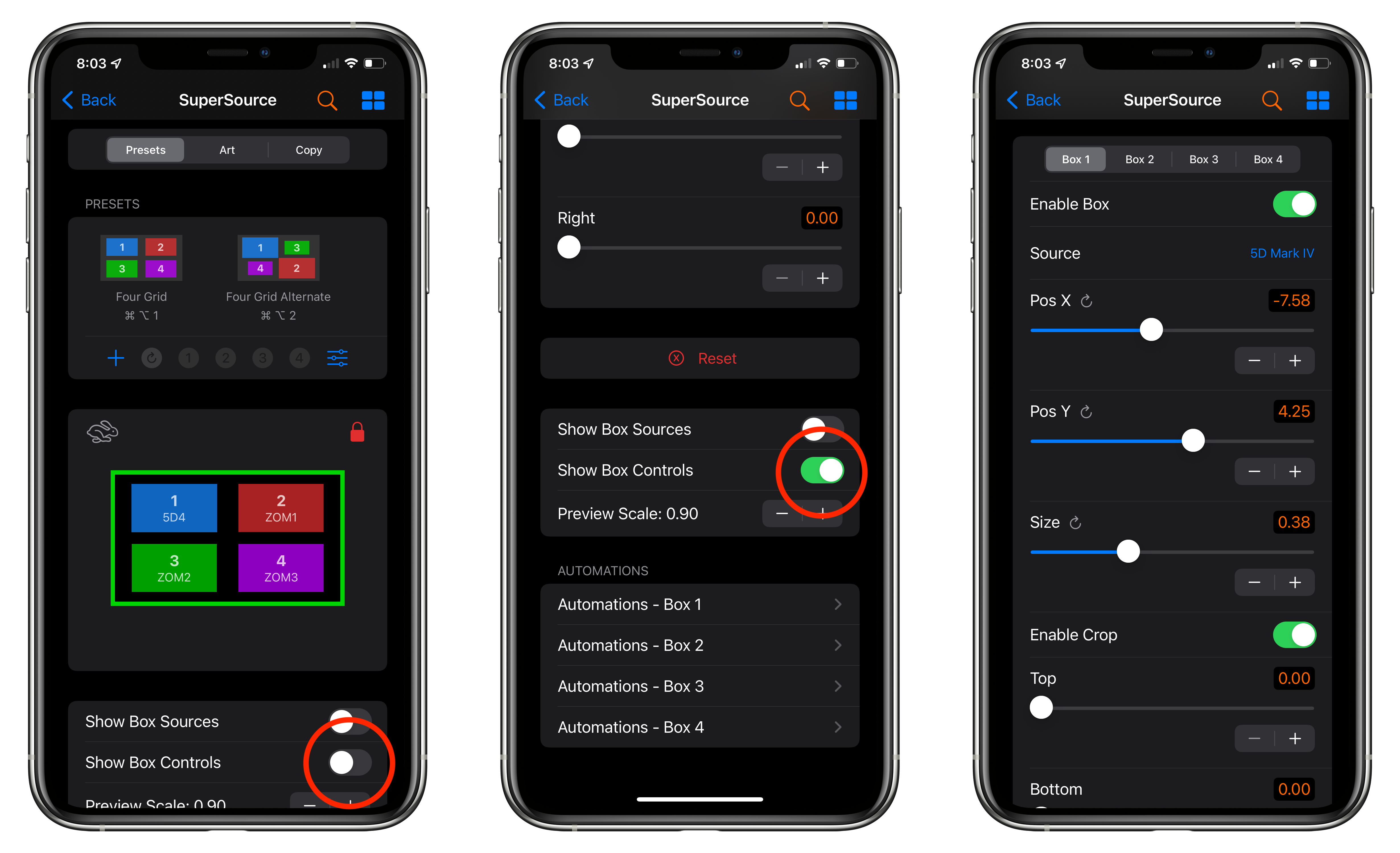 Changing Box Settings – MixEffect Labs